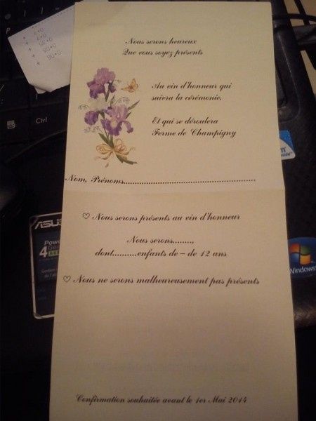 couopon réponse