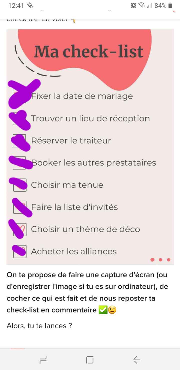 BONUS : Une check-list à cocher ✅ - 1