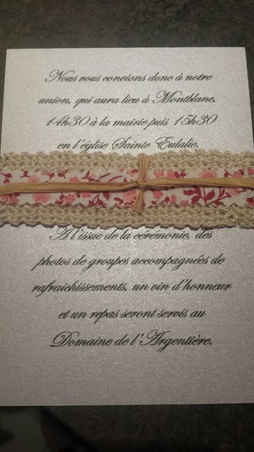 Faire part fait main 100% ...prêt à envoyé ! - 2