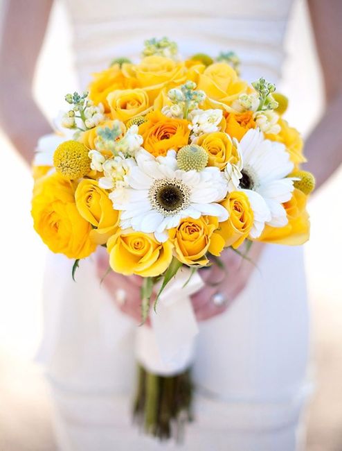 Bouquet ton jaune