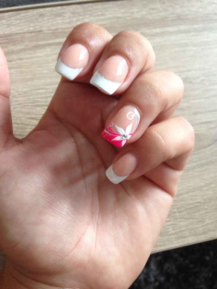 Ongles pour le jour j - 1