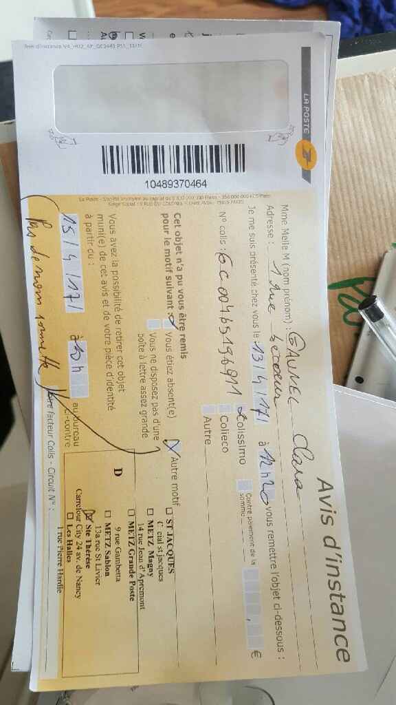 Je desteste la poste !!!!! - 1