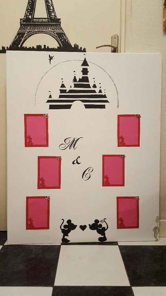 Dernier diy a j-03 le plan de table disney - 1