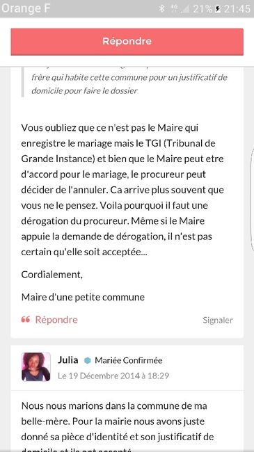 Dérogation mairie - 1