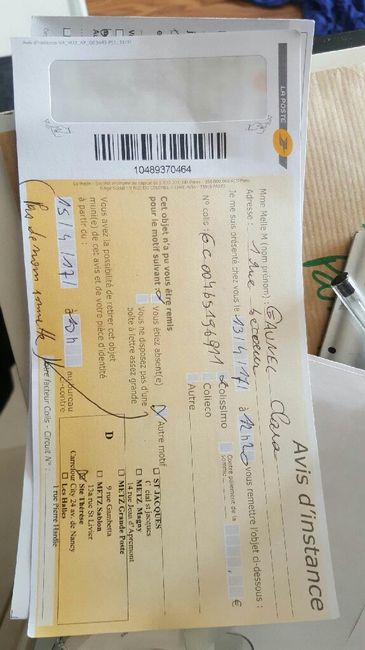 Je desteste la poste !!!!! - 1