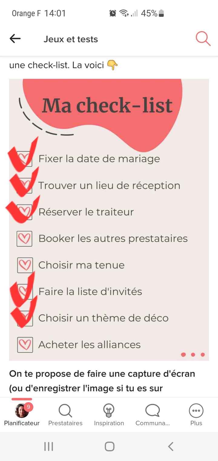 BONUS : Une check-list à cocher ✅ - 1