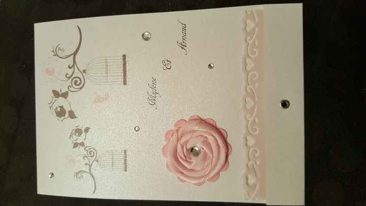 Faire-part diy terminé !!! - 2