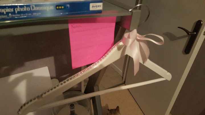 Allez-vous acheter un cintre spécial pour votre robe ? - 1