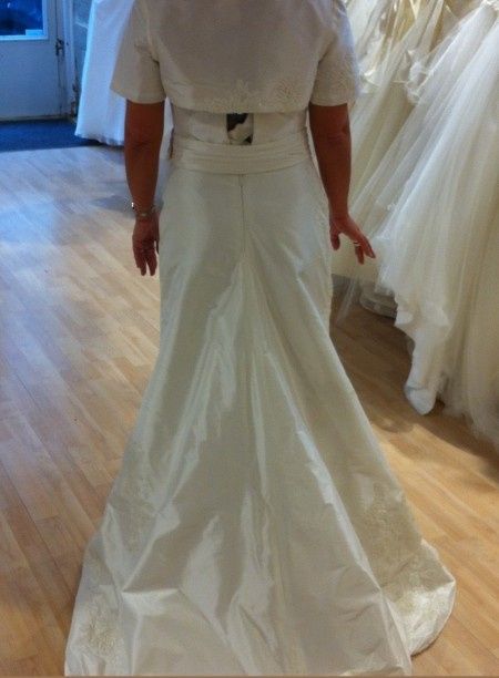 Robe de mariée vue de dos