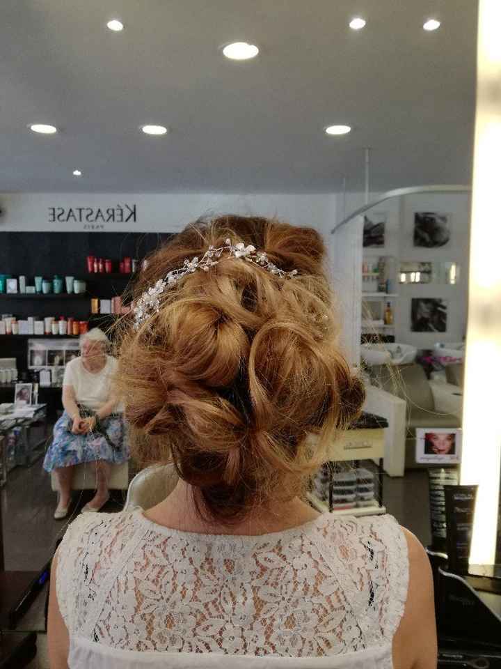 ça avance: essai chignon - 2