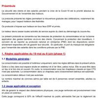 Calendrier validé par le gouvernement - 1