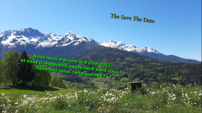 Avez vous envoyé des « save the date »? 1