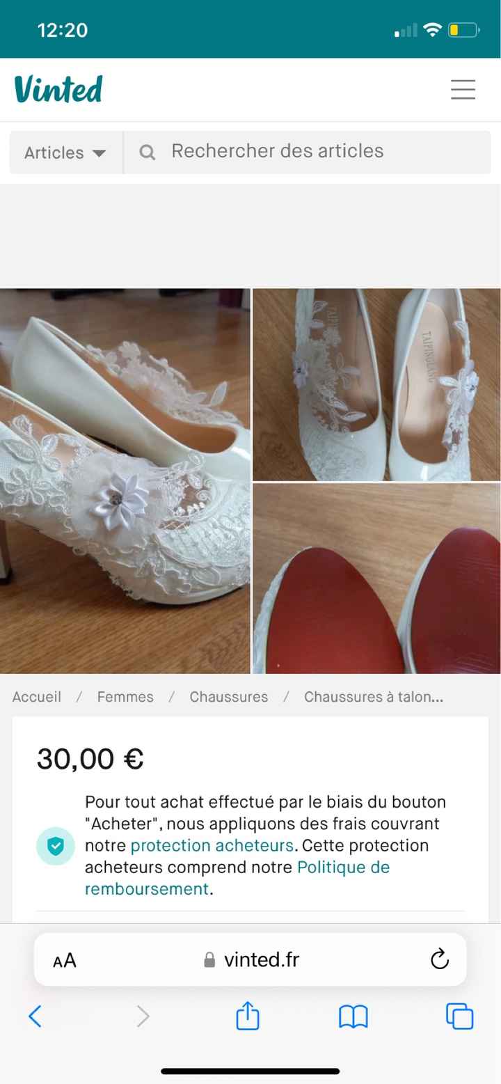Dis-nous si tu as déjà trouvé tes chaussures de mariée ! - 1