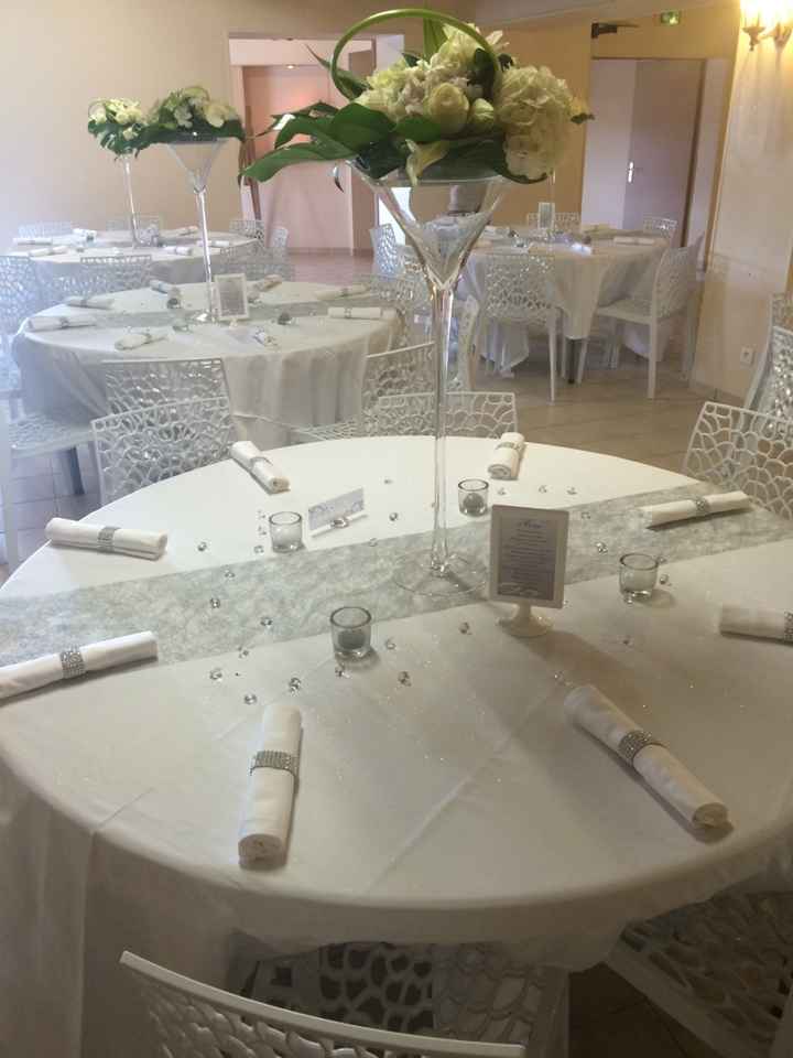 Salle prête pour le jour j - 2