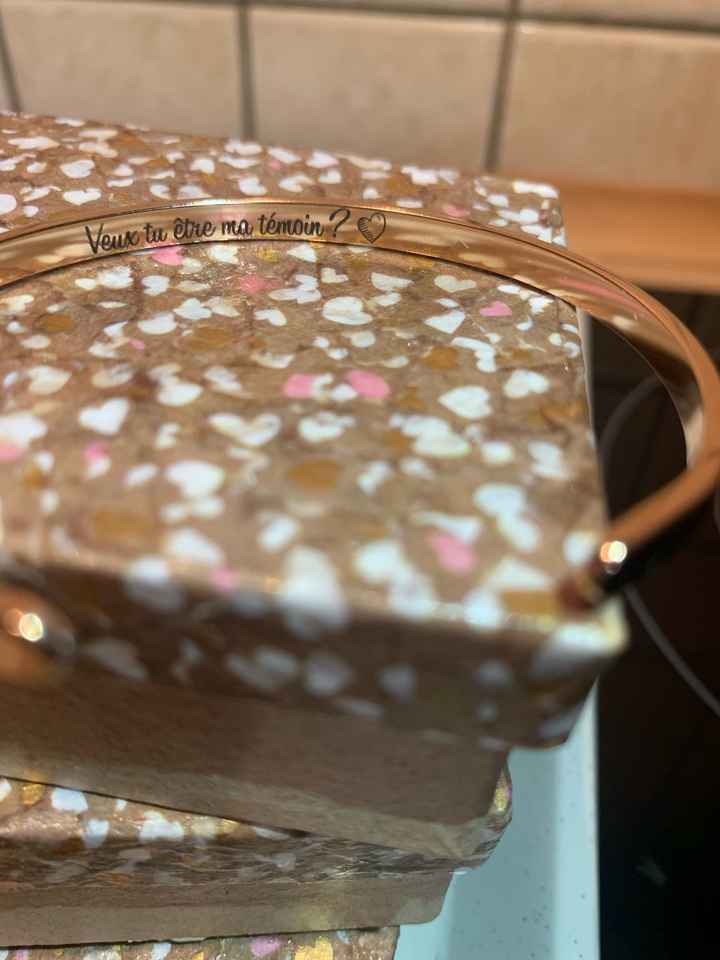 Cadeaux de demande de témoin - 15