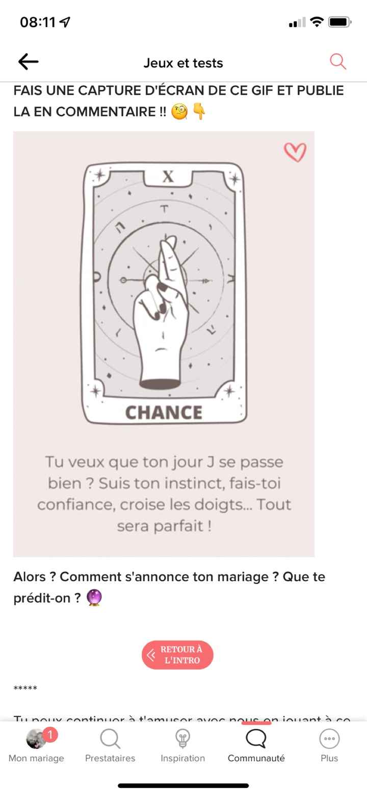 La chance te sourit 🔮😃 - 1