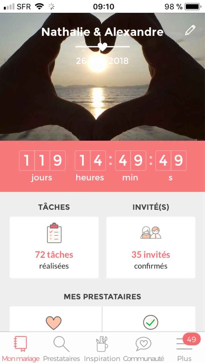  Oh la la !!! Mois -4 - 1