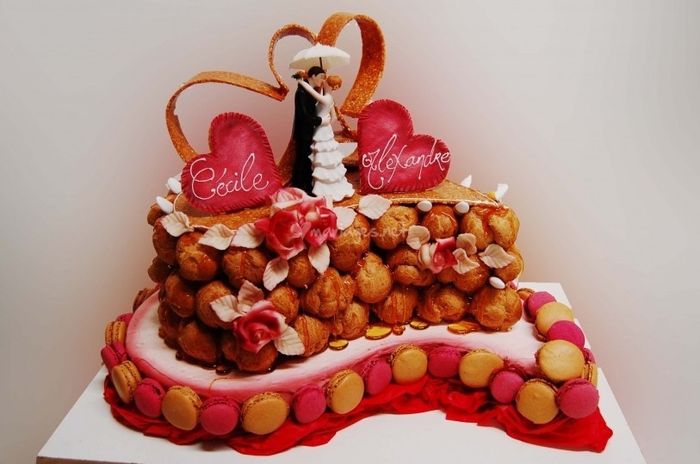 Pièce montée en choux ou wedding cake . 3