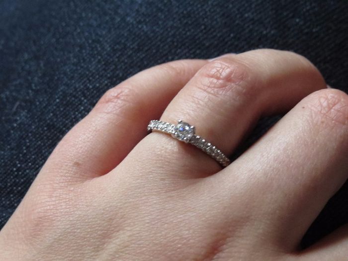 bague pour le demande en mariage :) 