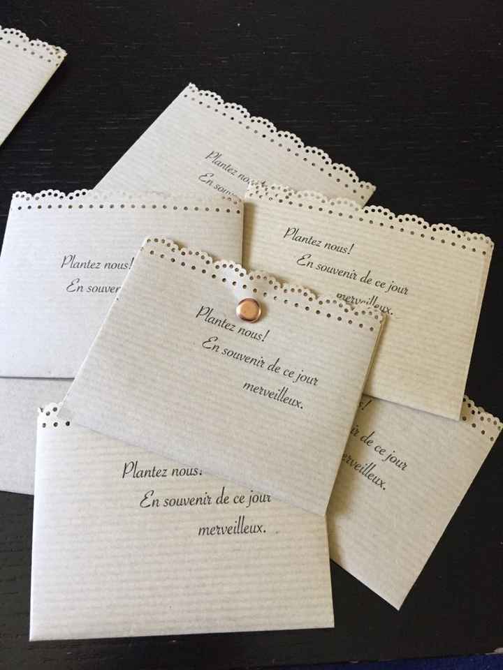 Les petits cadeaux pour mes invités - 1