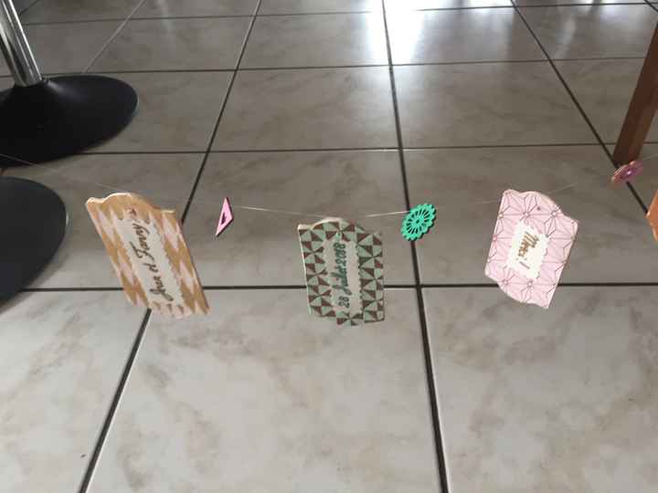 Nos pochons à dragées et guirlande bar à sirop - 1