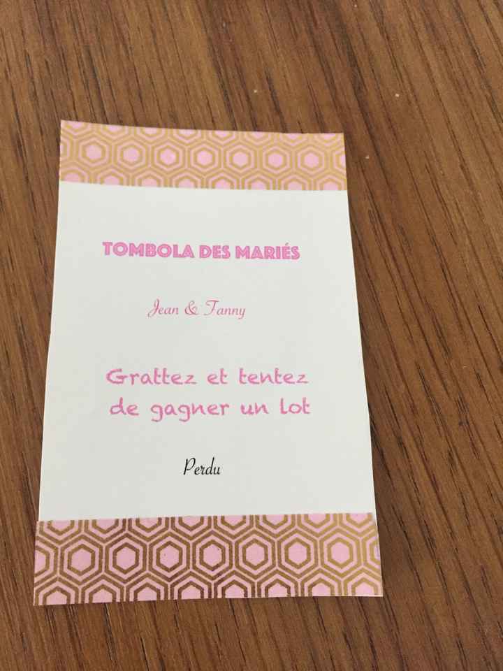 Mes tickets de tombola - 3
