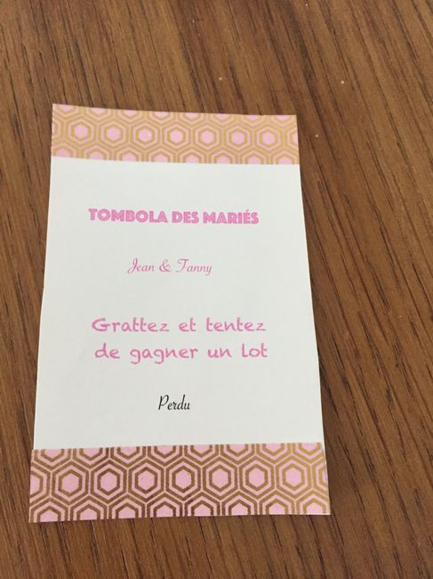 Mes tickets de tombola - 3