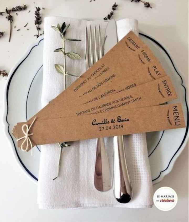 Présentation menu - 1