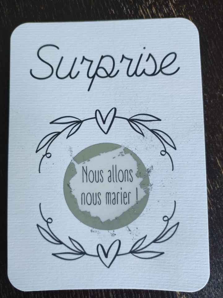 Annoncer son mariage à ses proches - 1