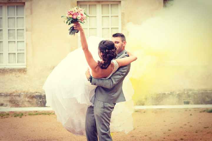 Noce de paillettes avec les fumigènes ! #photosarrivees - 1