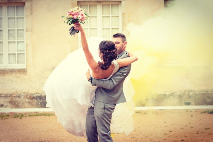 Noce de paillettes avec les fumigènes ! #photosarrivees - 1