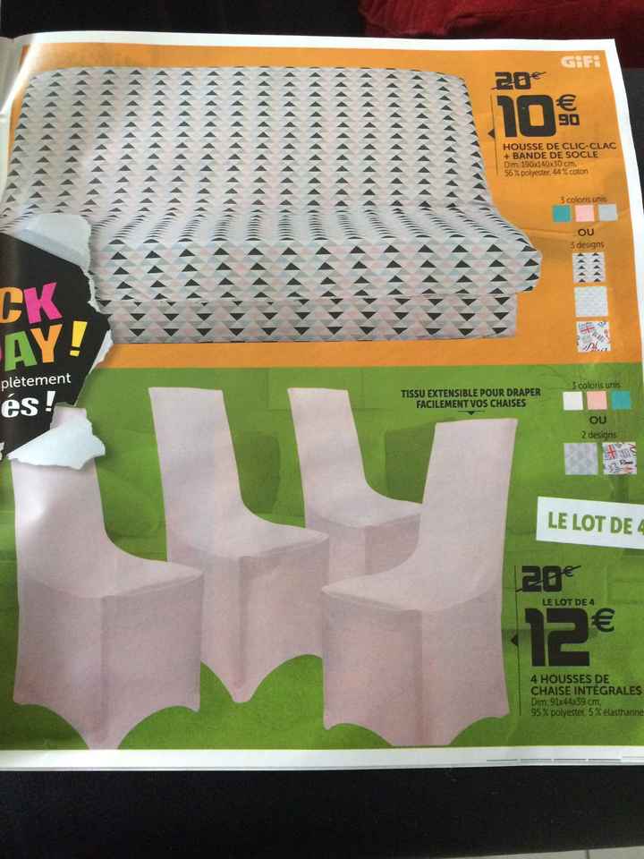  Housses de chaises prix mini - 1