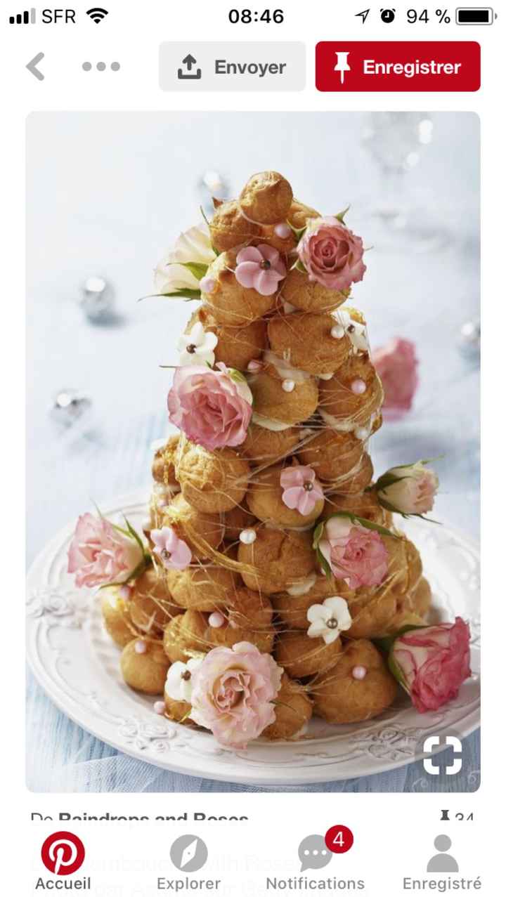 Thème vintage pièce montée - 1