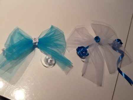 mes noeud pour voitures des invites