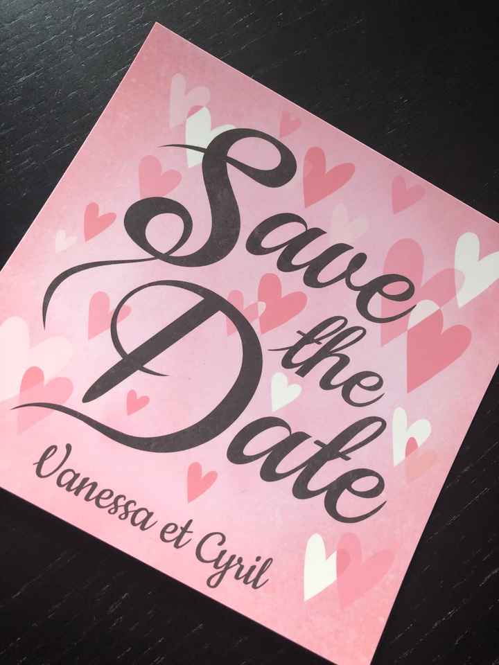  Faire part/save the date? quand? qui? quoi? - 1