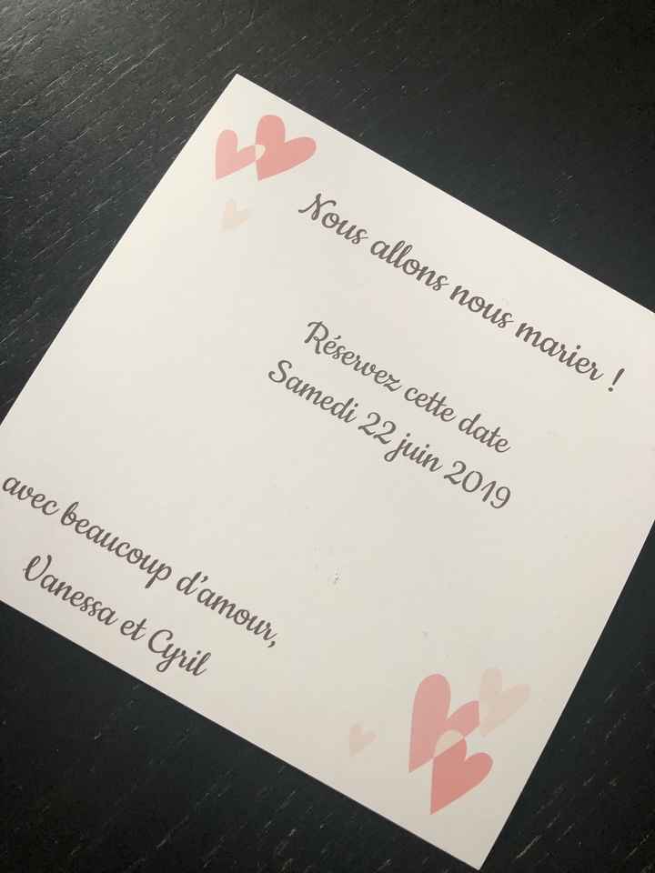  Faire part/save the date? quand? qui? quoi? - 2