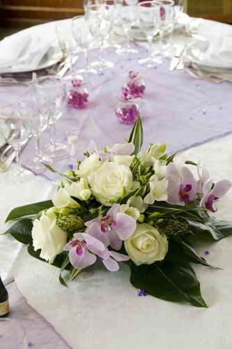 Fleurs fraîches centre de table - 1