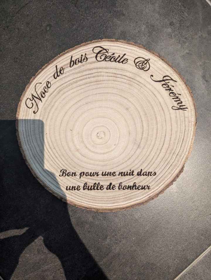 Noce de bois pour nos amis 🥰😍 - 1