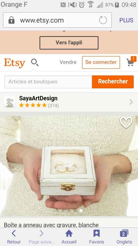 Boîte à alliances - 1