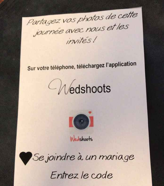 Wedshoots panneau explicatif - 1