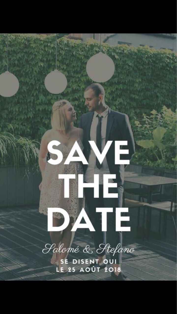  Save the date - 1