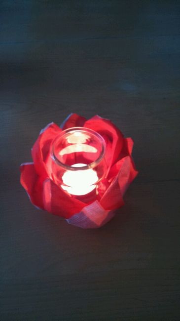 Idée deco de table photophore lotus - 1