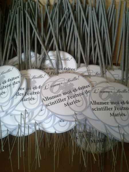 Faites scintiller les mariés 