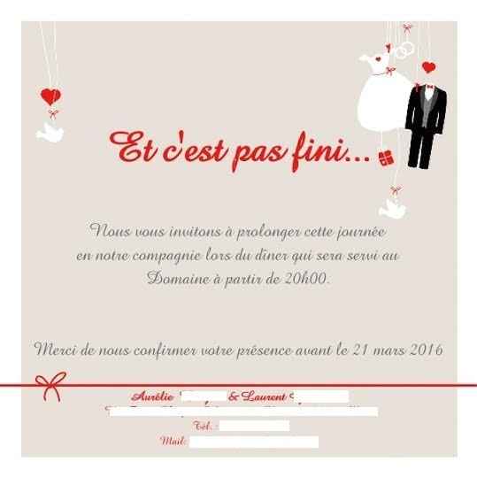 Carton Invitation Repas