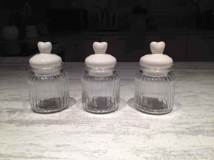 pots pour déco de table ou candy bar