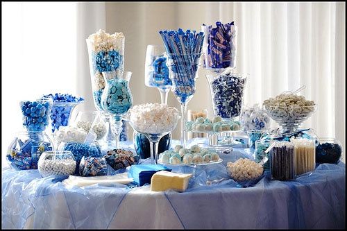 Candy bar bleu