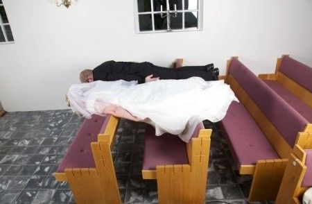 Wedding planking