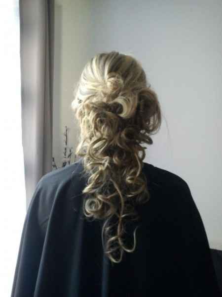 Premier essai coiffure !!!! arrière plus tombant