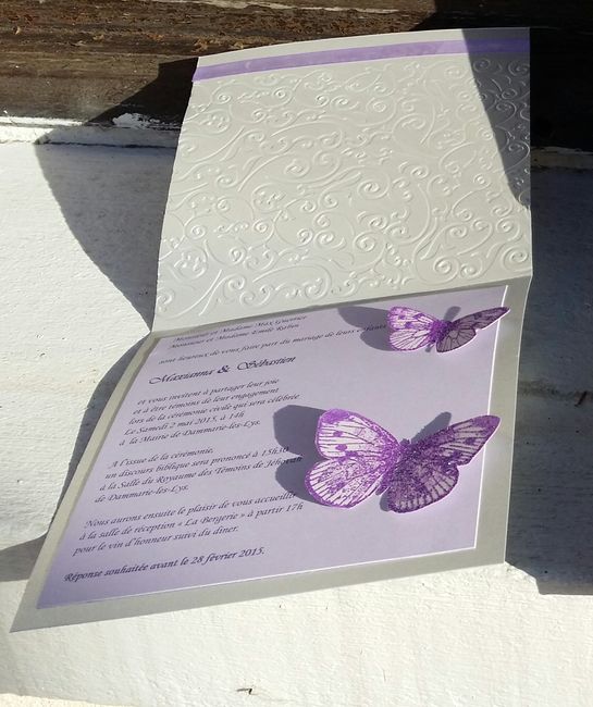 Faire part  diy - 2