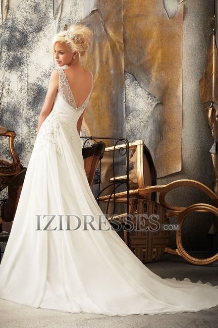 Une robe de mariée , oui ! un bustier , non !!! - 2